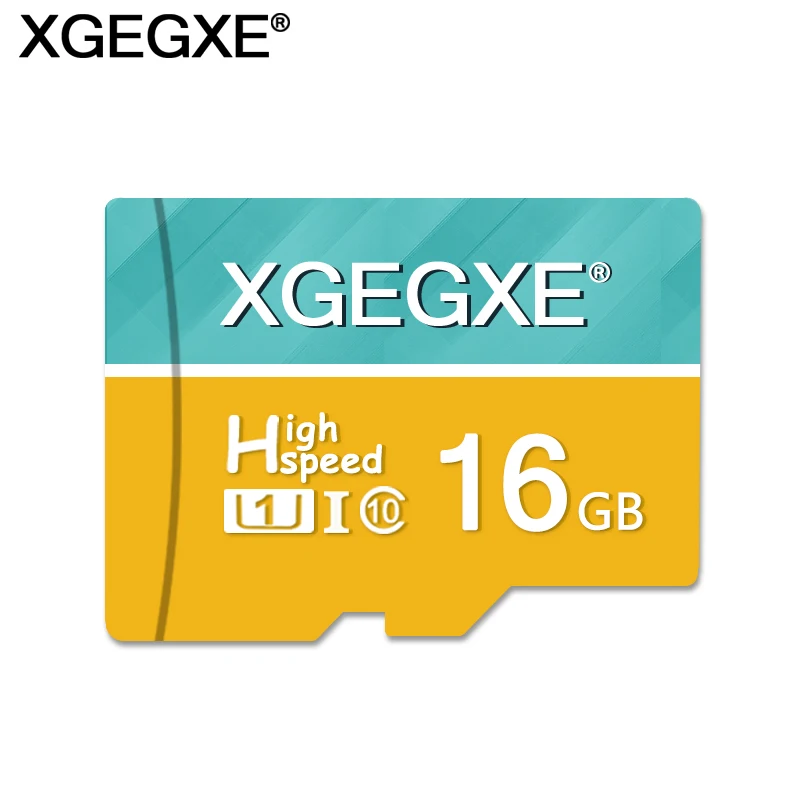 Высокоскоростная TF-карта XGEGXE класс 10 16 ГБ 8 U1 T флэш-карта для телефона ПК карта