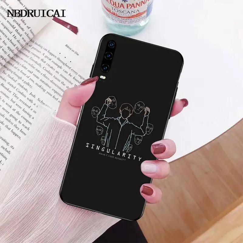 Мягкий Силиконовый ТПУ чехол PENGHUWAN с надписью Love Yourself для Huawei Honor 20 10 9 8 8x 8c 9x 7c 7a Lite