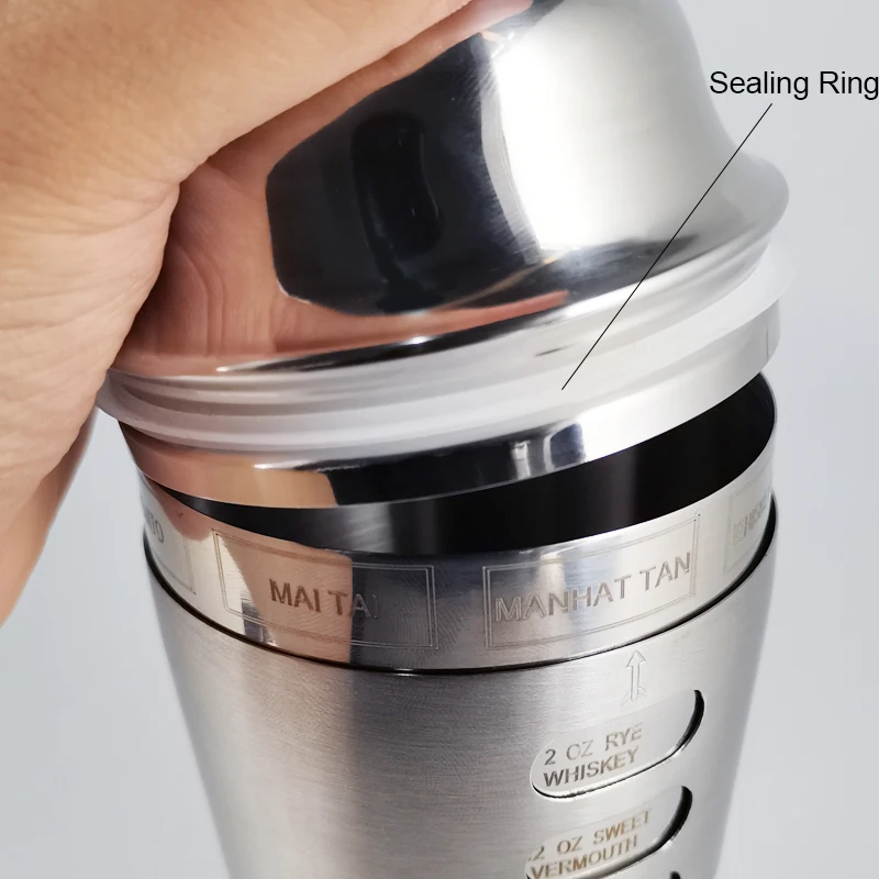 700 мл Нержавеющая сталь шейкер измерительный стержень Смеситель напитков