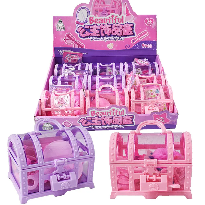 1 Случайная Доставка игрушки для одевания девочек шкатулка драгоценностей