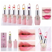 magic moisturizer makeup long lasting lip balm temperature color changing crystal jelly flower lipstick