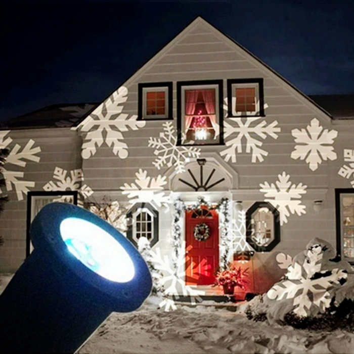 Снежинка лазерный проектор светодиодный сценический светильник