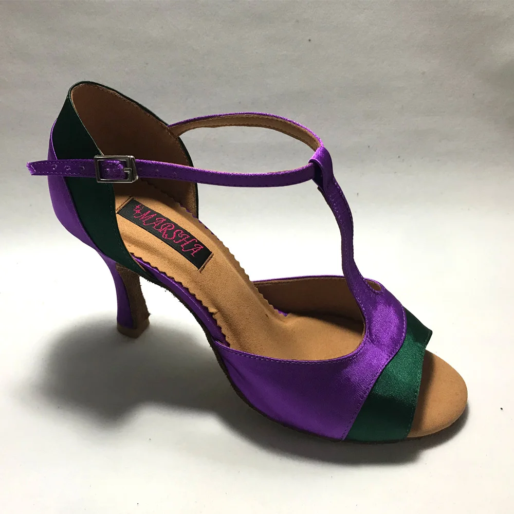 8 5 см каблук элегантные Туфли для латинских танцев женщин Латинской сальсы обувь