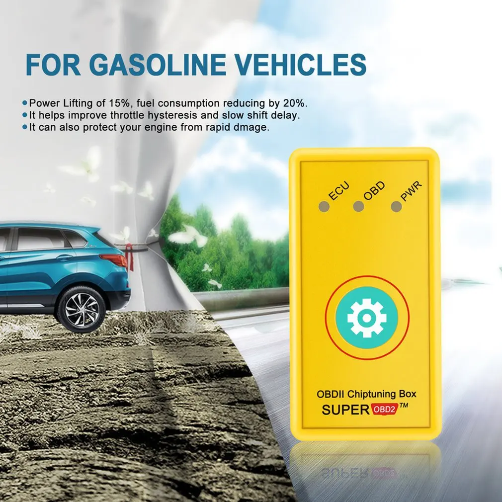 Новинка Супер OBD2 Nitro ECU чип тюнинг бокс штекер и привод интерфейс для бензиновых