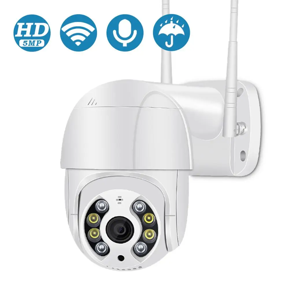 

BESDER 5MP 3MP FHD WiFi Camera Humanoid Detection Auto Tracking CCTV IP Camera Full Color IR Night Vision SD Card Cloud Storage