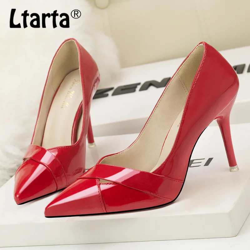 Женские туфли лодочки LTARTA 2020 новые весенние модные на высоком каблуке с закрытым