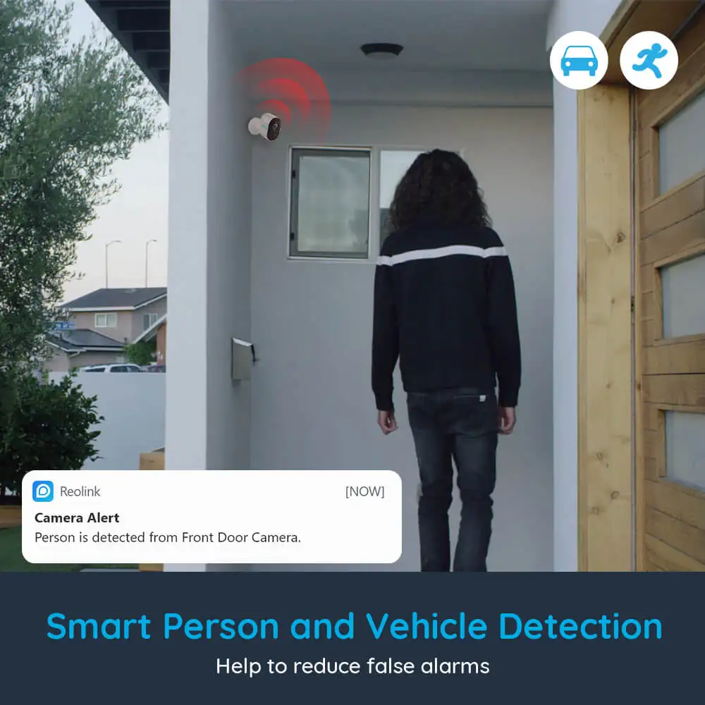 Reolink Argus 3 4MP IP WiFi Security Camera Outdoor Battery Power Human&ampCar Detection Color Night PIR 2-way Audio Surveil |