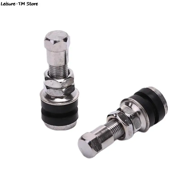 

2 шт./пара 4x1,9 см СПЛАВ резиновое серебряное VAMD-161 Универсальный бескамерные шины для велосипеда авто Запчасти аксессуары клапана автошины