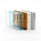 Конструктор MOC, стеклянная панель планшета 1x6x5, уличный вид, окно, стена 59349, креативные кирпичи, совместимые со сборными частицами
