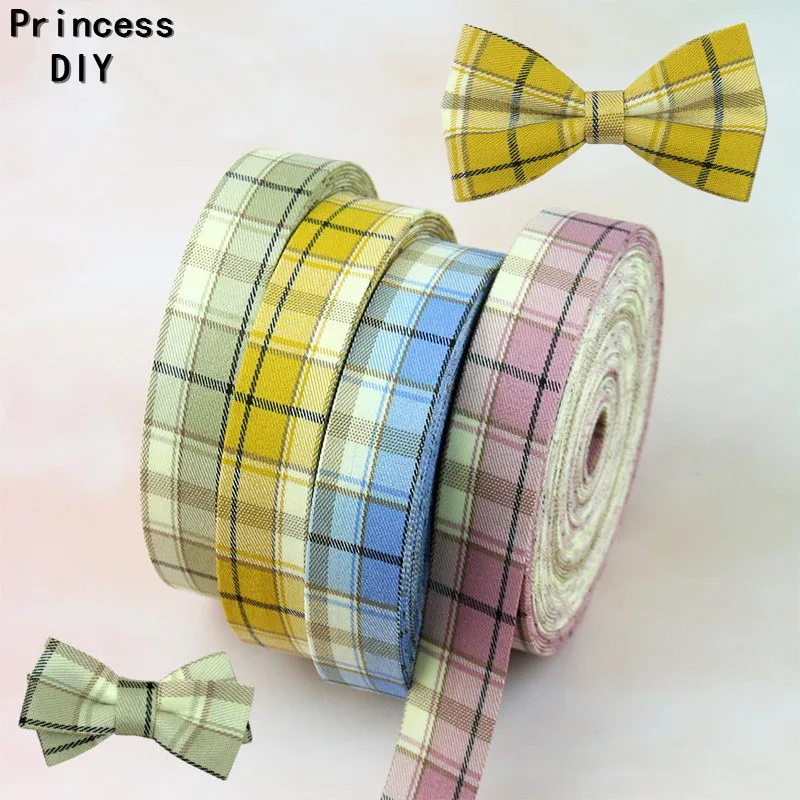 5 метров 10 25 50 мм тканая хлопковая клетчатая диагональная лента из твиловой ткани