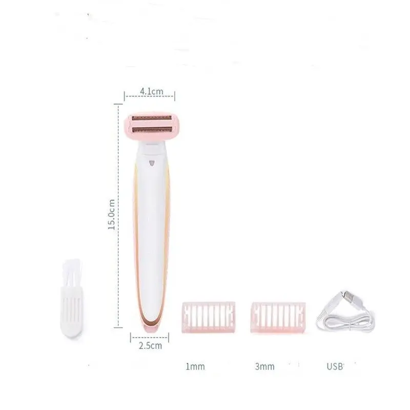 Портативная электрическая бритва для тела женский триммер бикини женское