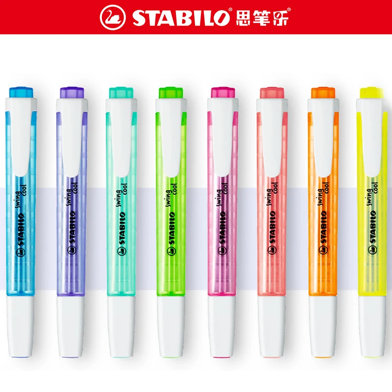 

Stabilo 275 Cool Highlighter Color Marker Safety and Environmental Macaron 15 Colors Optional