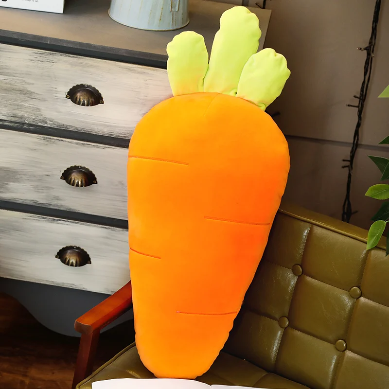 Carrot 2 Мультфильм овощи плюшевые овощи игрушка креативная морковь брокколи плюшевая подушка мягкие игрушки для детей подарок на день рождения - Цвет: Carrot 2