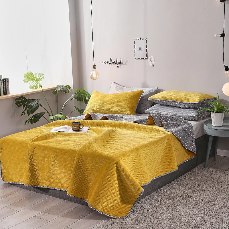 Yellos фиолетовый серый розовый оранжевый мягкий кристалл бархат флис стеганое