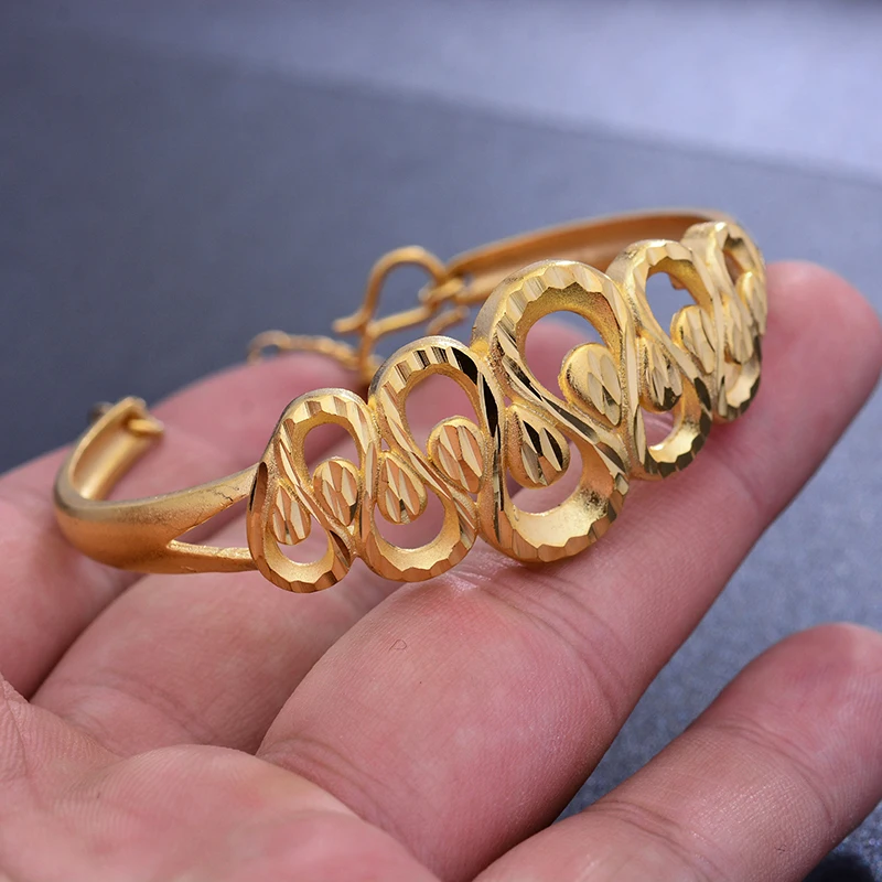 1 шт золотой цвет браслеты для женщин ювелирные изделия Среднего Востока Новые