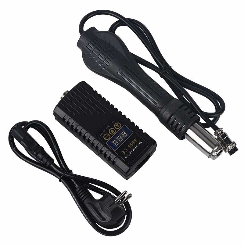 

JCD Micro Rework hot air gun 220V 110V 750W Digital Display Soldering station heat gun welding Desoldering tools 8858 Hair dryer