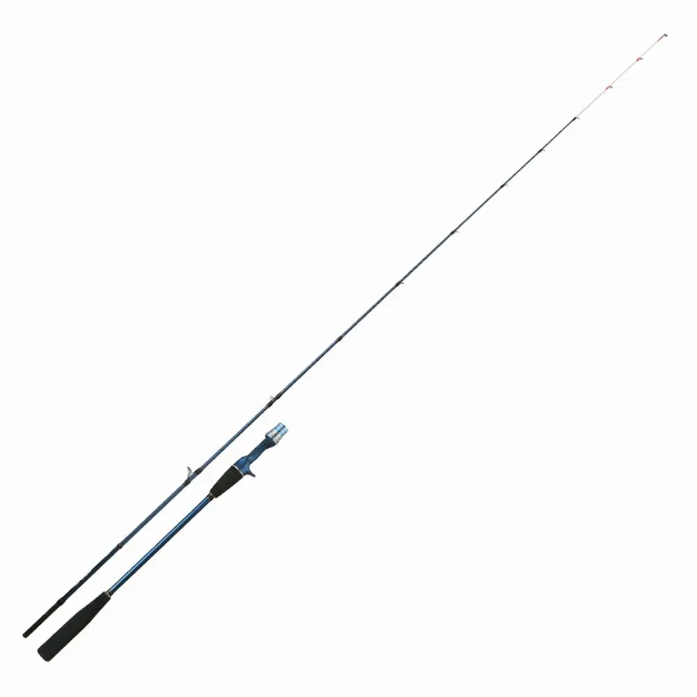 Satin Al 1.95m Hafif Kauçuk Snapper Jjigging çubuk PE0.8-2.0 Boru Hassas İpucu Olta Spiral Yüzük Yüksek Kalite Yavaş Jig çubuk