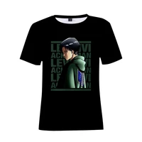 attack on titan t shirt fashionable design summer men black short sleeved ms anime printing harajuku kids t shirt