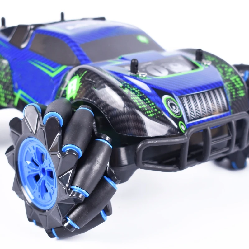 

1/16 2.4GHz Acoustooptic Drift Stunt Car Watch Gesture Sensor Dual Control RC Off-Road Vehicle Toy Blue