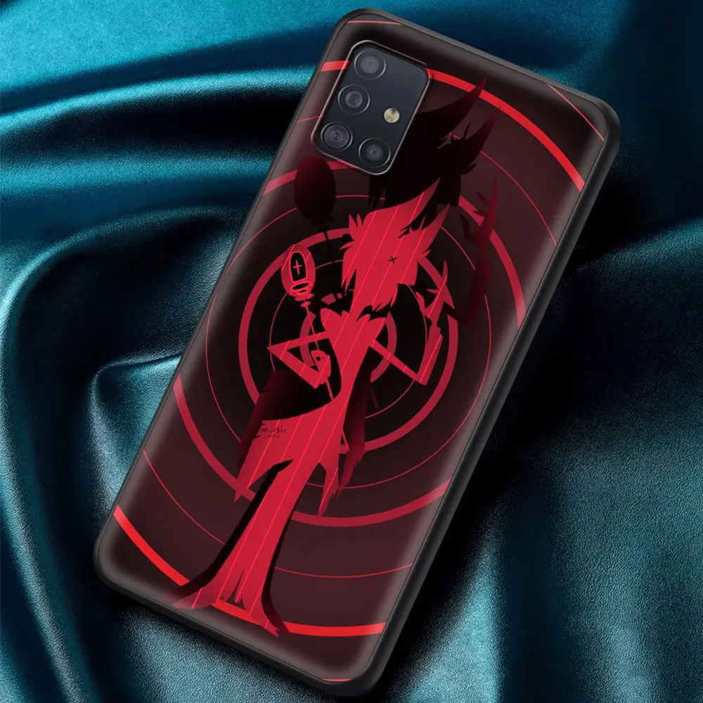 

Phone Case for Samsung Galaxy A21S EU A12 A51 A71 A31 A02S A41 A52 A72 A32 5G Soft Shockproof Cover Hazbin Hotels Alastor Anime