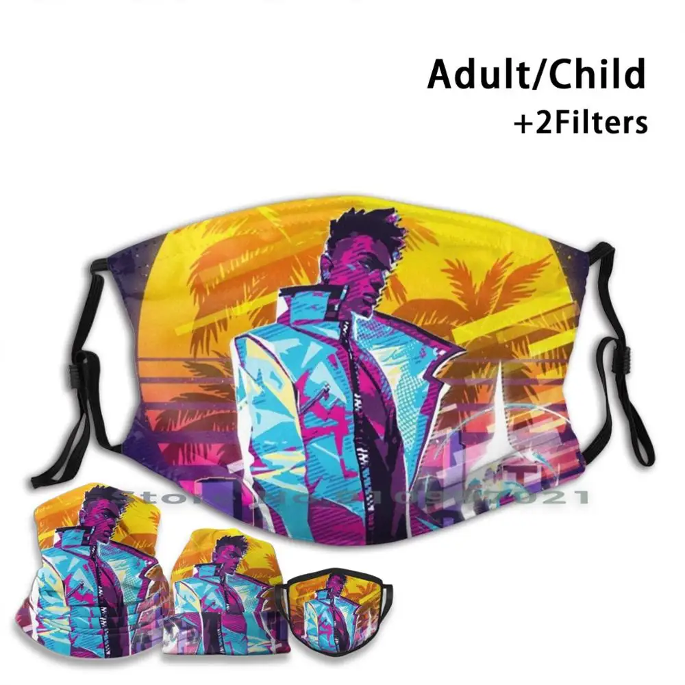 

Valorant - Phoenix - 80s Retro Custom Design For Child Adult Mask Filter Washable Face Mask Valorant Valorant Game Fps Riot