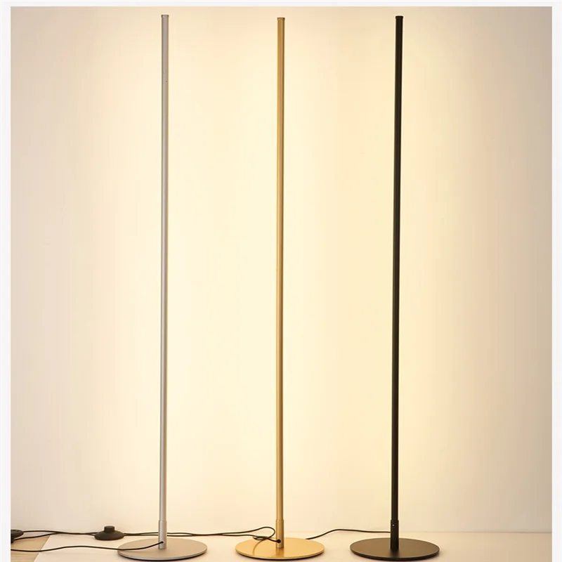 

Nordic LED Floor Lamps Modern Minimalist Remote Control Dimming Corner Standing Light For Bedroom Living Room Home Decor Lights