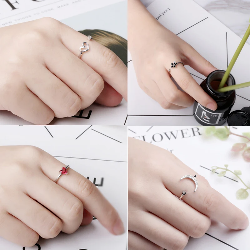 Оригинальные кольца из стерлингового серебра 925 пробы для мужчин и женщин