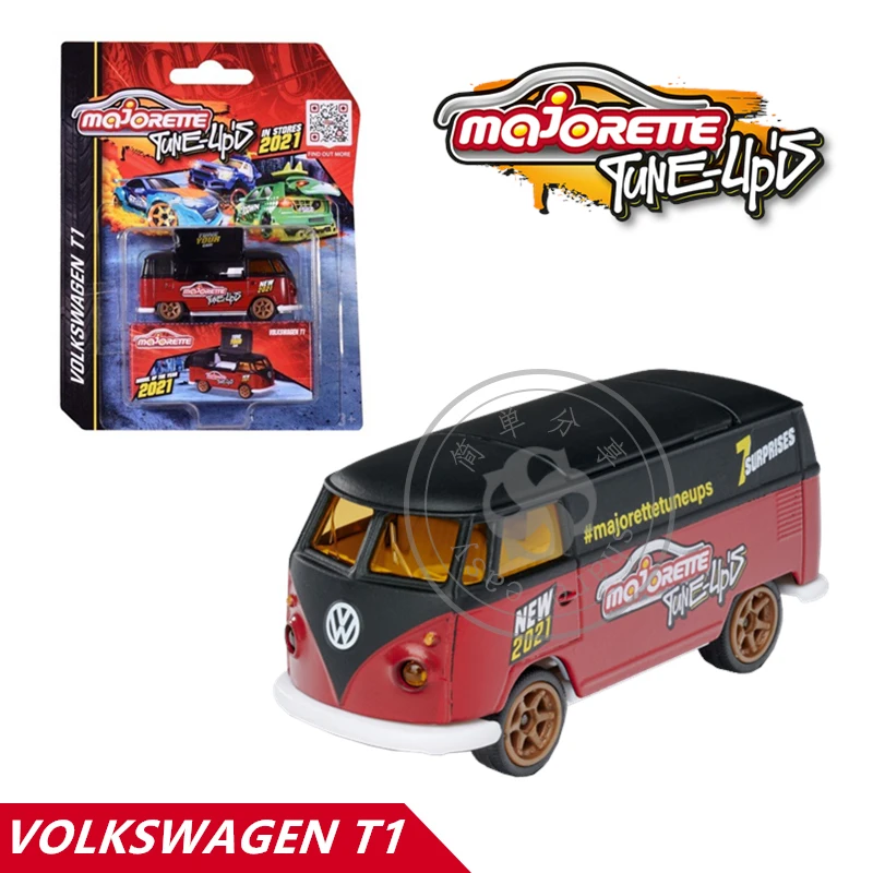 

Машинки Majorette 1/64 Vintage Deluxe Edition VW T1, литые под давлением автомобили для детей игрушки моторные
