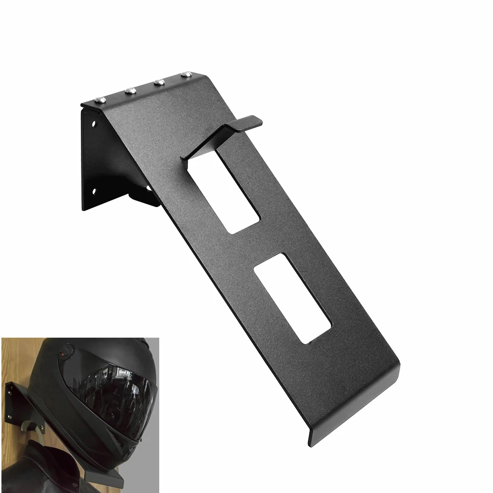

Aluminum Helmet Wall Mount Bracket Holder Jacket Hanger Hook Rack for Motorcycle Motocross Dirt Bike Skating