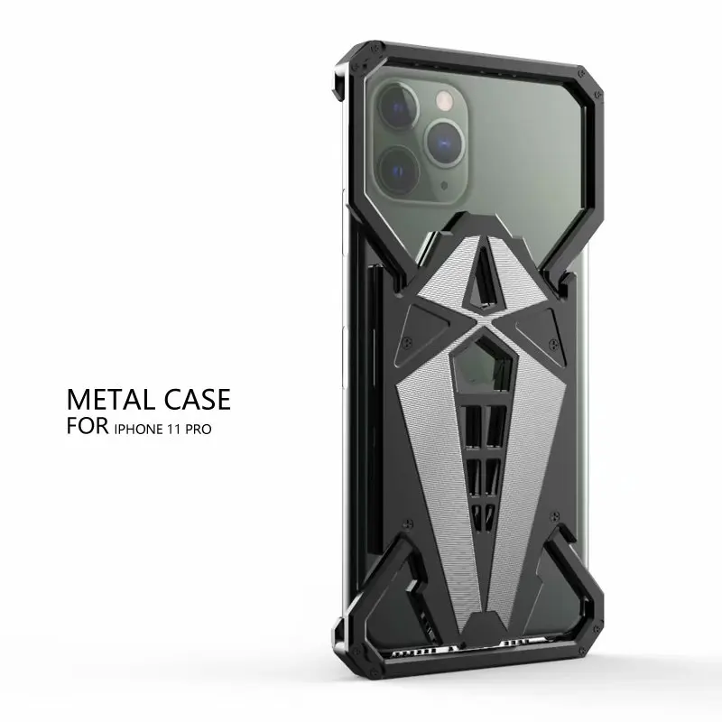 Алюминиевый армированный чехол Super Hero для iPhone 11 Pro XS Max XR X 8 7 6 6S Plus чехол-крышка для телефона с кольцом и Железным человеком-пауком