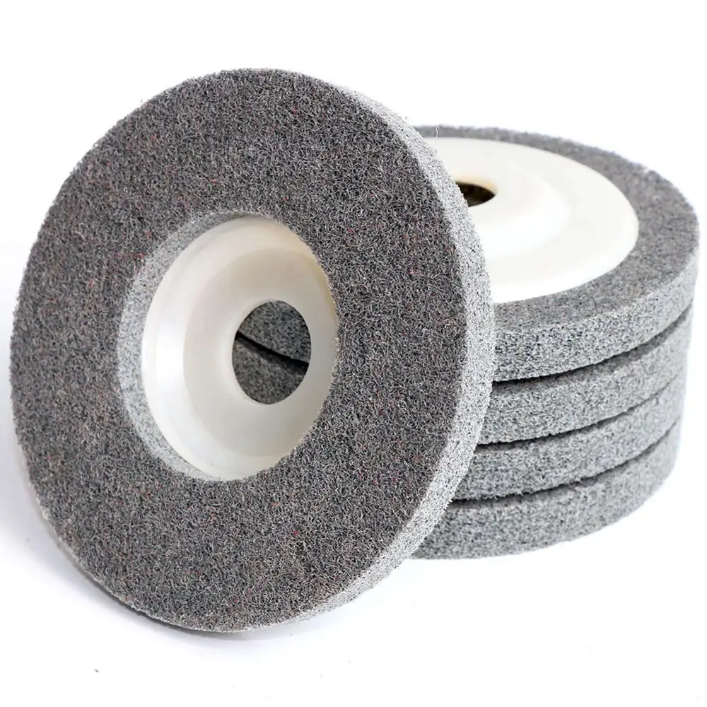 Полировальное колесо из нейлонового волокна 5 дюймов 4 дюйма 115 мм нетканый