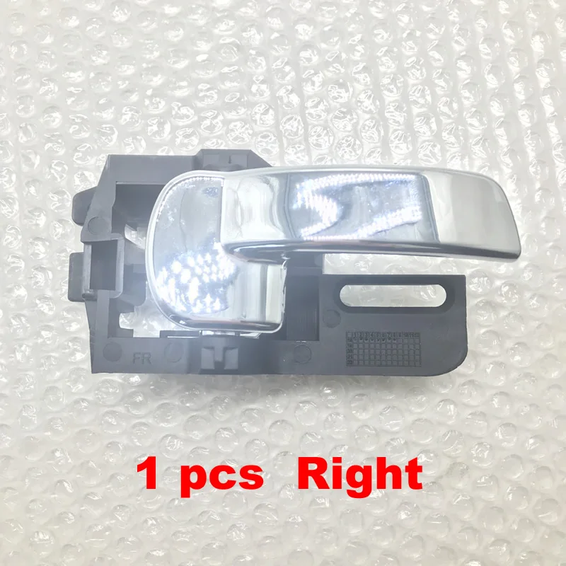 right 80671-JD00E 80670-JD00E для NISSAN QASHQAI J10(04-13) дверь рука внутри Левая Правая внутренняя ручка Набор Хром - Цвет: right