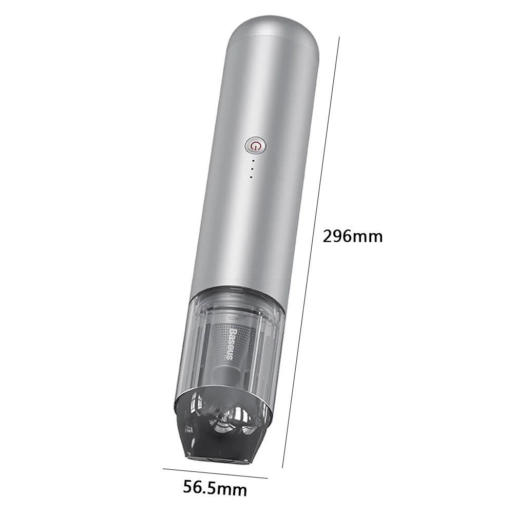 

Baseus 15000Pa Car Vacuum Cleaner Wireless 135W Mini Handheld Vacuum Cleaner with LED Light Robot Smart Home for Car Auto Home