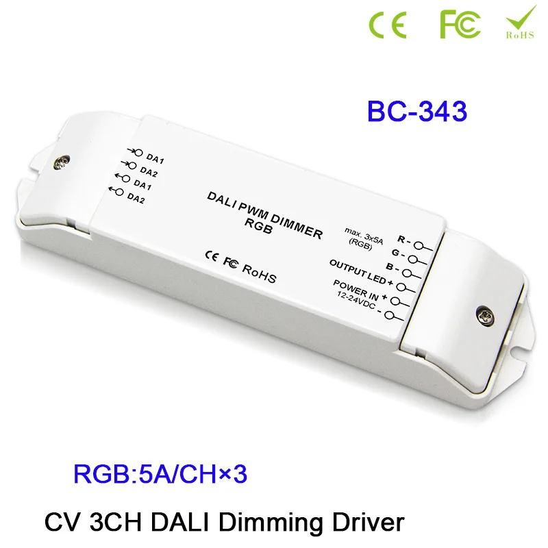 Горячая CV DALI Led Диммер контроллер DC12 24V 1CH/3CH/4CH Диммирование/RGB/RGBW Диммируемый