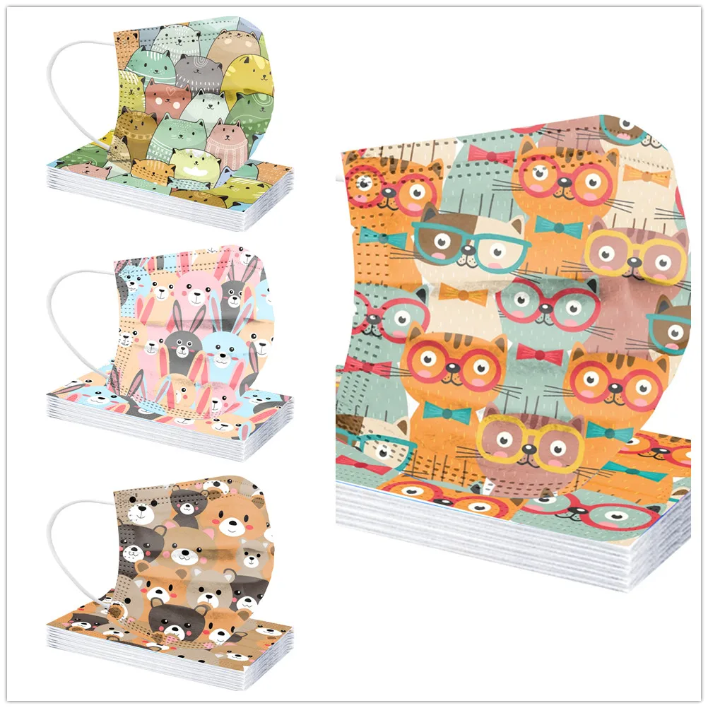 10 шт. одноразовые маски-маски для детей |