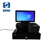 new supermarket retail 15inch all in one pos touch screen pos system cash register