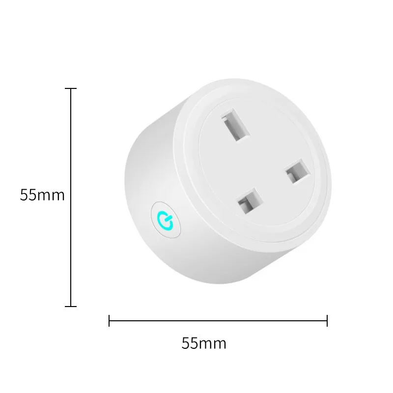 Умная розетка Wi Fi британская Беспроводная вилка 16А умный таймер Wifi приложение