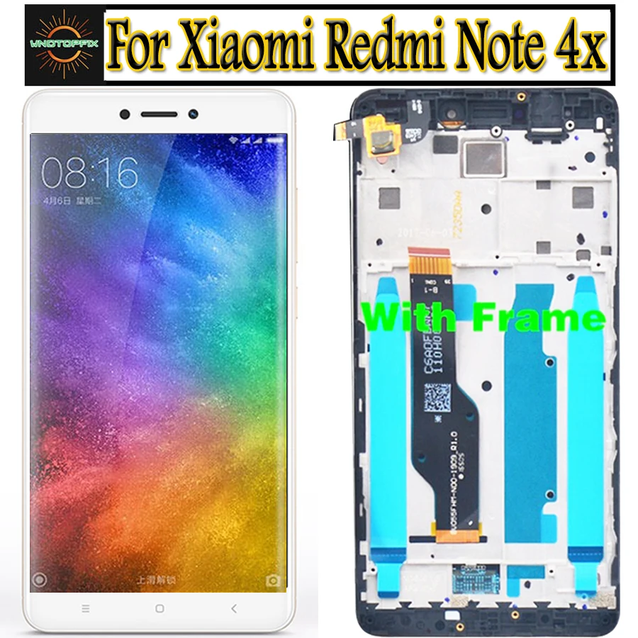 5 &quotоригинал для Xiaomi Redmi Note 4X 4 глобальная версия Snapdragon 625 ЖК дисплей + сенсорный