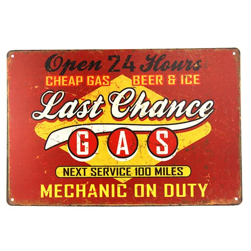 Гаражный автомобиль полный сервис АЗС деревенская настенная доска гаражный бар