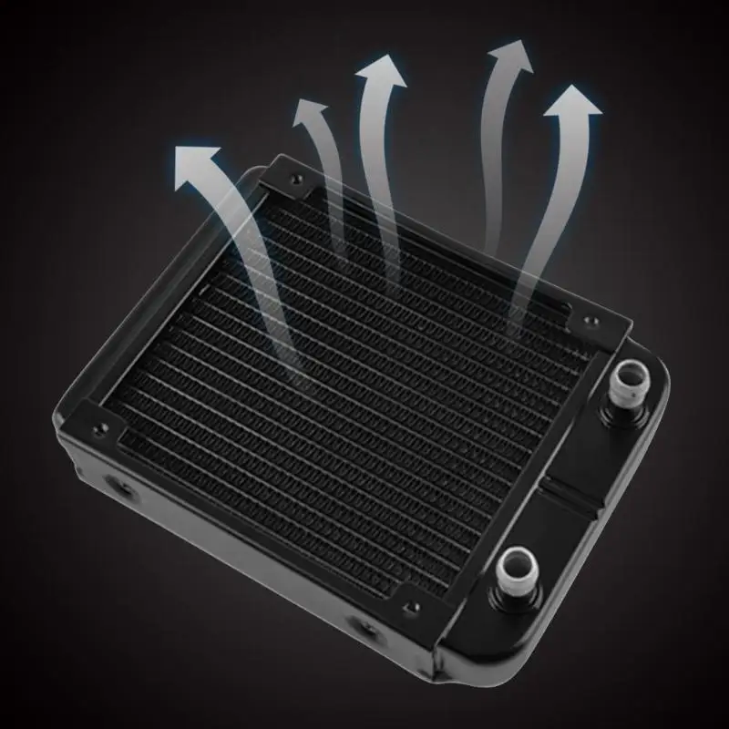 12S-8 120 мм 18 водяно-охлажденный радиатор трубы ЦП для выпечки краска обработка