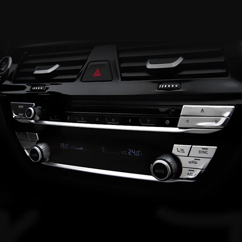 SRXTZM Новинка для BMW 5 серии 528 530 G30 540li 2018 ABS Хромированная Автомобильная центральная