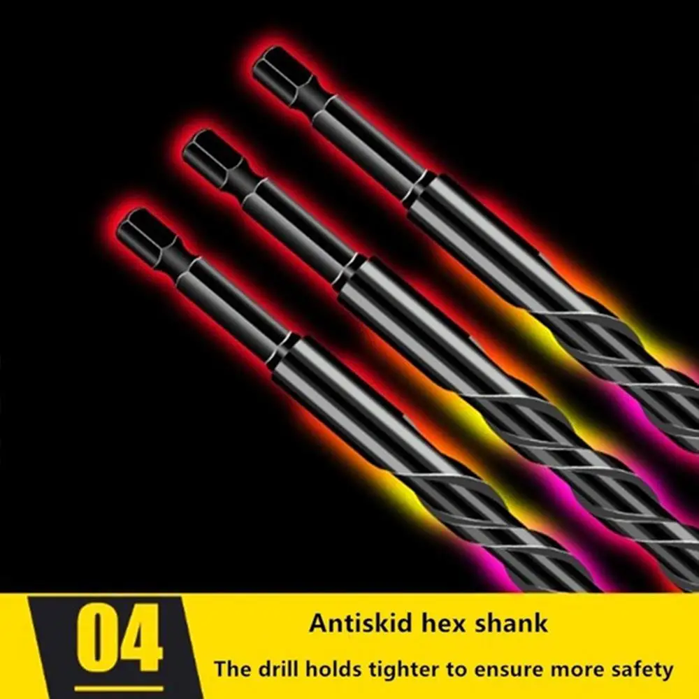 

Center Drill Alloy Black Electrical Accessories Cutting Hole Saw Carpentry Twist Drill Glass Drill Bits Practical Durable
