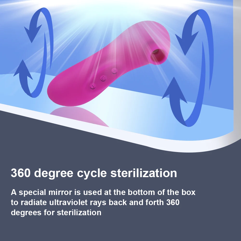 Коробка для хранения УФ-дезинфекции вибратор фаллоимитатор Стерилизация и