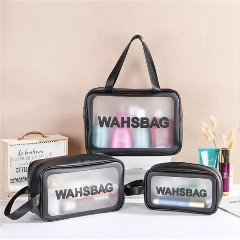 

Прозрачная косметичка на молнии для женщин, дорожный водонепроницаемый чехол для туалетных принадлежностей, дорожный органайзер для косме...
