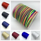 5 ярдов 1,5 мм нейлоновый шнур нить китайский узел макраме шнур браслет плетеная нить DIY кисточки вышивка бисером для Шамбала веревка