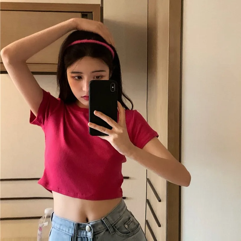 Футболка женская с коротким рукавом трендовая рубашка универсальный нишевой