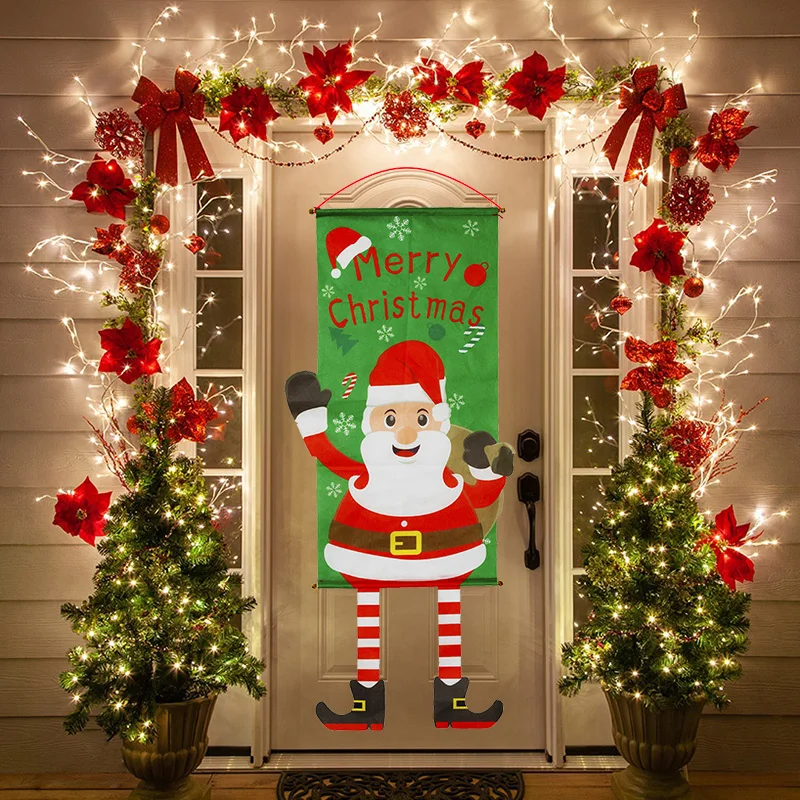 

Счастливого Рождества крыльца Фотофон Рождественское украшение для дома фотообои рождественские подарки 2021 с новым годом 2022