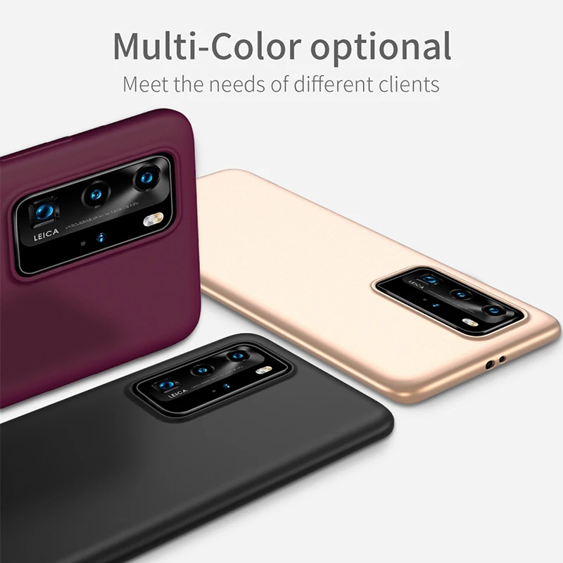 

X-Level Soft TPU Case For Huawei P40 Pro Super Light Ultra Thin Micro Matte Back Phone Cover For Huawei P40 Lite Case