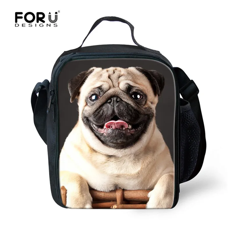 FORUDESIGNS школьный рюкзак для девочек 3 шт. набор рюкзак 3D принт с Мопсом Детский Рюкзак Студенческая Книга сумка Mochila - Цвет: Z3057G