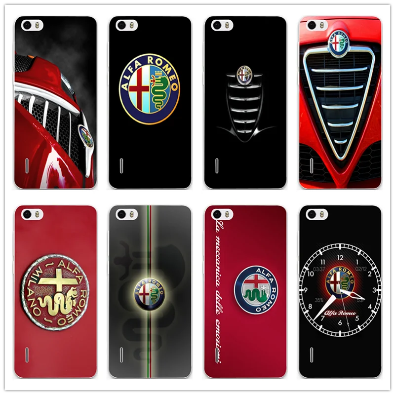 Мягкий силиконовый чехол из ТПУ с логотипом Alfa Romeo для Huawei P8 P9 P10 P20 Mate 10 Pro Y5 Y6 II Y7 Honor